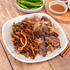 한우소머리고기 무침